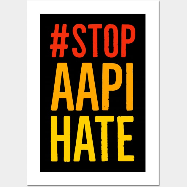 Stop AAPI Hate Wall Art by Suzhi Q